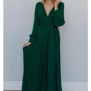 Emerald Green Maxi Dress